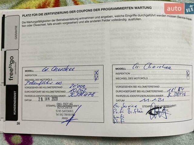 Чорний Джип Grand Cherokee, об'ємом двигуна 3 л та пробігом 100 тис. км за 29999 $, фото 252 на Automoto.ua