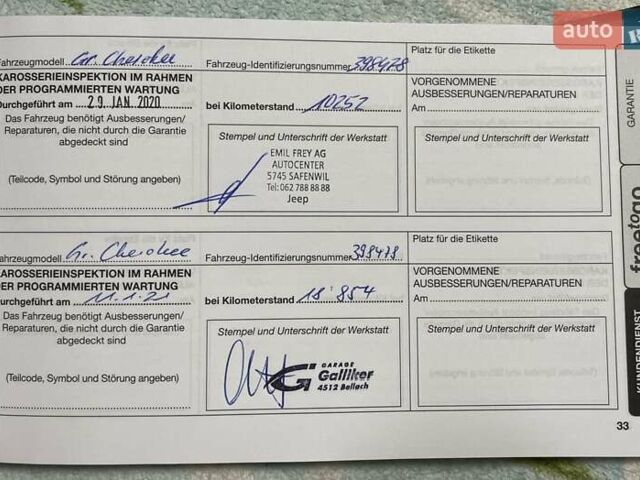 Чорний Джип Grand Cherokee, об'ємом двигуна 3 л та пробігом 100 тис. км за 29999 $, фото 251 на Automoto.ua