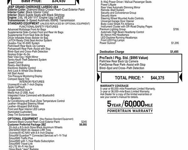 Чорний Джип Grand Cherokee, об'ємом двигуна 3.6 л та пробігом 125 тис. км за 23500 $, фото 40 на Automoto.ua