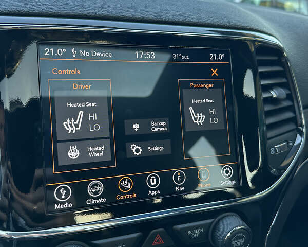 Чорний Джип Grand Cherokee, об'ємом двигуна 3.6 л та пробігом 160 тис. км за 24600 $, фото 13 на Automoto.ua