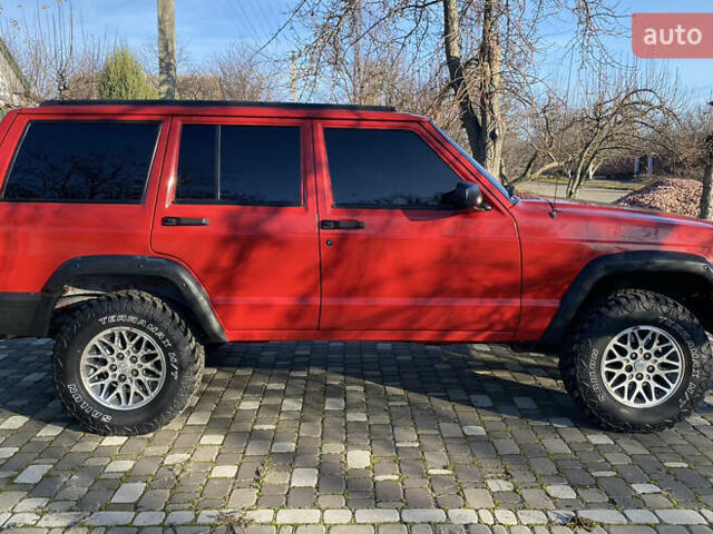 Красный Джип Гранд Чероки, объемом двигателя 4 л и пробегом 193 тыс. км за 7500 $, фото 14 на Automoto.ua