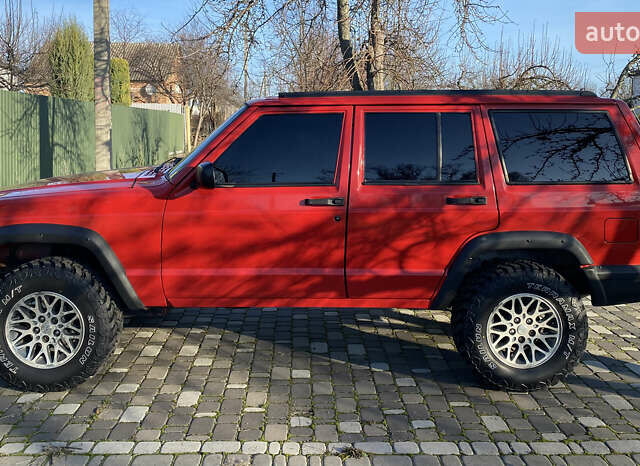 Красный Джип Гранд Чероки, объемом двигателя 4 л и пробегом 193 тыс. км за 7500 $, фото 11 на Automoto.ua