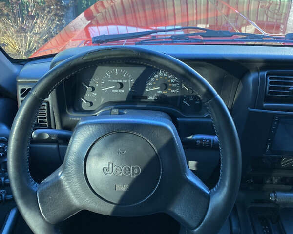 Красный Джип Гранд Чероки, объемом двигателя 4 л и пробегом 193 тыс. км за 7500 $, фото 18 на Automoto.ua