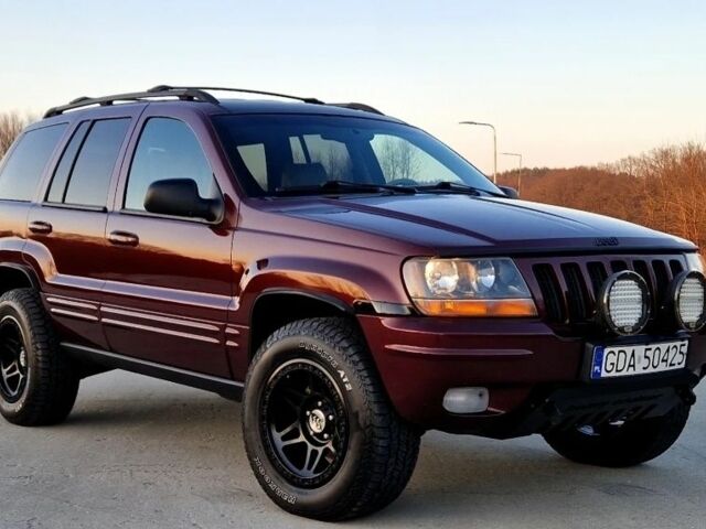 Красный Джип Гранд Чероки, объемом двигателя 3 л и пробегом 210 тыс. км за 2750 $, фото 1 на Automoto.ua