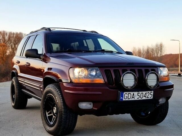 Красный Джип Гранд Чероки, объемом двигателя 3 л и пробегом 210 тыс. км за 2750 $, фото 2 на Automoto.ua