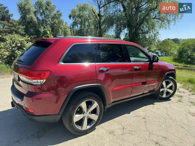 Красный Джип Гранд Чероки, объемом двигателя 3.6 л и пробегом 129 тыс. км за 26500 $, фото 2 на Automoto.ua