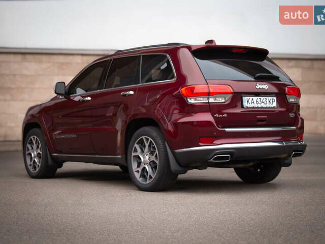 Красный Джип Гранд Чероки, объемом двигателя 3.6 л и пробегом 55 тыс. км за 28900 $, фото 4 на Automoto.ua