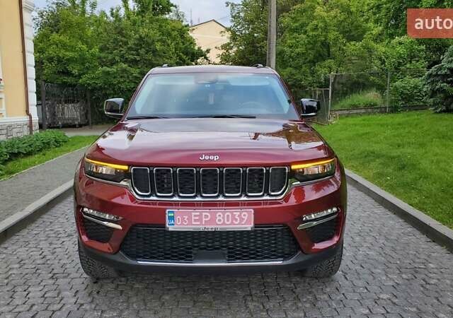 Красный Джип Гранд Чероки, объемом двигателя 3.6 л и пробегом 63 тыс. км за 33500 $, фото 1 на Automoto.ua
