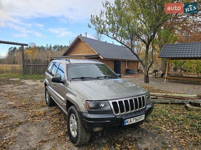Серый Джип Гранд Чероки, объемом двигателя 4 л и пробегом 160 тыс. км за 4500 $, фото 4 на Automoto.ua