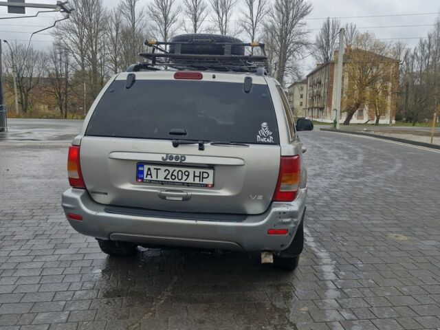 Сірий Джип Grand Cherokee, об'ємом двигуна 4.7 л та пробігом 321 тис. км за 6300 $, фото 3 на Automoto.ua