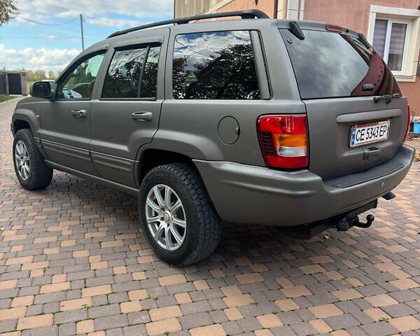Джип Гранд Чероки 2002 в Сторожинце на Automoto.ua Серый Джип Гранд Чероки, объемом двигателя 2.69 л и пробегом 248 тыс. км за 8990 $, фото 5 на Automoto.ua