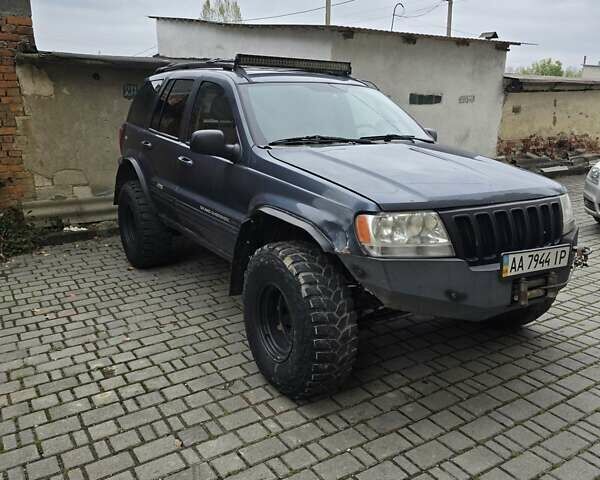 Серый Джип Гранд Чероки, объемом двигателя 4.7 л и пробегом 219 тыс. км за 9000 $, фото 3 на Automoto.ua