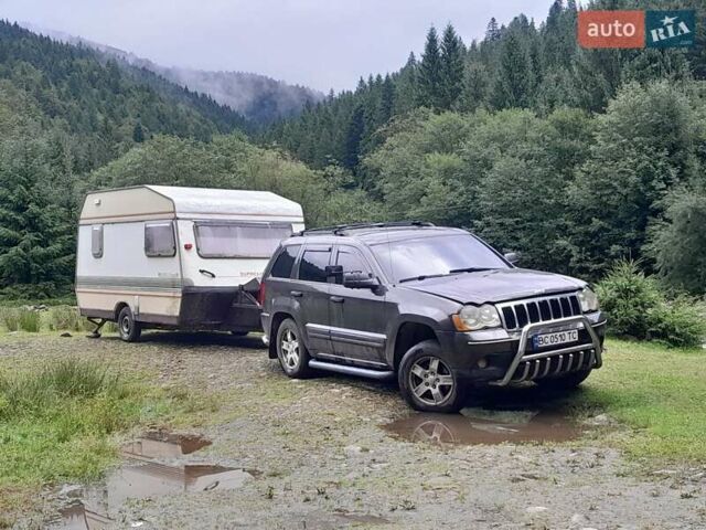 Сірий Джип Grand Cherokee, об'ємом двигуна 4.7 л та пробігом 190 тис. км за 8600 $, фото 17 на Automoto.ua
