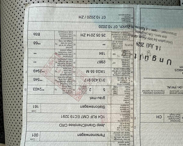 Серый Джип Гранд Чероки, объемом двигателя 2.99 л и пробегом 166 тыс. км за 24500 $, фото 131 на Automoto.ua