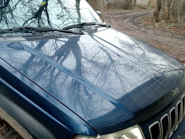 Синий Джип Гранд Чероки, объемом двигателя 3 л и пробегом 300 тыс. км за 4000 $, фото 2 на Automoto.ua