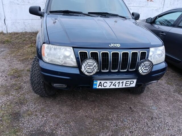 Синий Джип Гранд Чероки, объемом двигателя 3.1 л и пробегом 275 тыс. км за 5500 $, фото 1 на Automoto.ua
