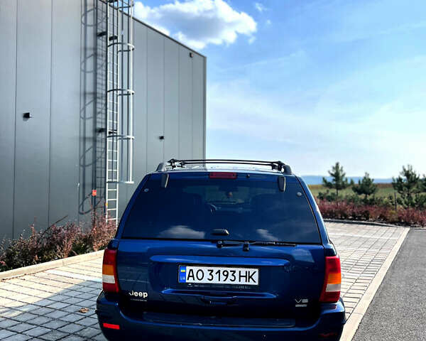 Синий Джип Гранд Чероки, объемом двигателя 4.7 л и пробегом 205 тыс. км за 9200 $, фото 5 на Automoto.ua