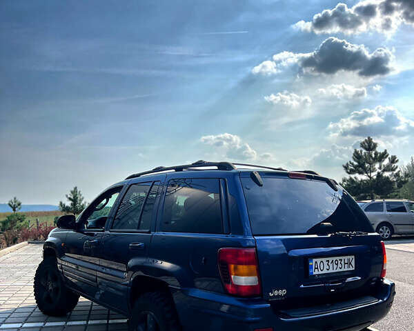 Синий Джип Гранд Чероки, объемом двигателя 4.7 л и пробегом 205 тыс. км за 9200 $, фото 7 на Automoto.ua