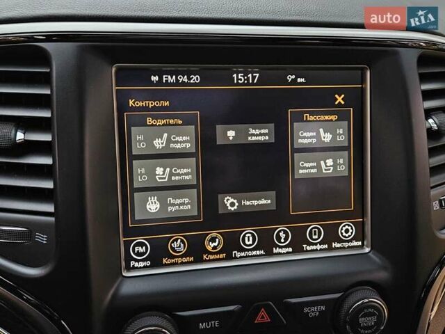 Джип Гранд Чероки 2018 в Киеве на Automoto.ua Синий Джип Гранд Чероки, объемом двигателя 3 л и пробегом 167 тыс. км за 25990 $, фото 22 на Automoto.ua