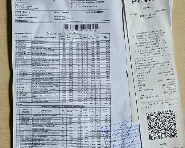 Синій Джип Grand Cherokee, об'ємом двигуна 3 л та пробігом 167 тис. км за 25990 $, фото 38 на Automoto.ua