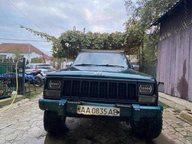 Зеленый Джип Гранд Чероки, объемом двигателя 4 л и пробегом 260 тыс. км за 3999 $, фото 5 на Automoto.ua