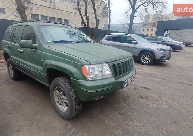 Зеленый Джип Гранд Чероки, объемом двигателя 3.12 л и пробегом 232 тыс. км за 3600 $, фото 1 на Automoto.ua