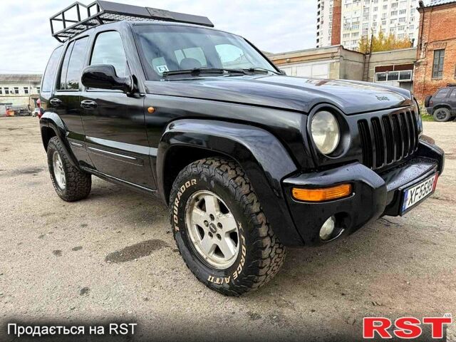 Черный Джип Либерти, объемом двигателя 2.5 л и пробегом 244 тыс. км за 3500 $, фото 3 на Automoto.ua