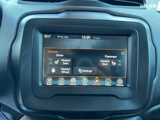 Черный Джип Ренегат, объемом двигателя 2.4 л и пробегом 76 тыс. км за 12990 $, фото 26 на Automoto.ua