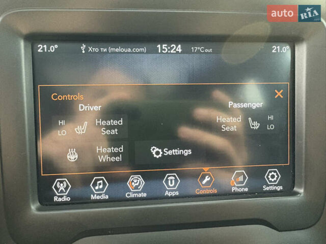 Чорний Джип Ренегат, об'ємом двигуна 2.36 л та пробігом 97 тис. км за 16100 $, фото 27 на Automoto.ua