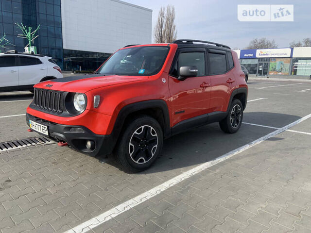 Красный Джип Ренегат, объемом двигателя 2.4 л и пробегом 131 тыс. км за 13999 $, фото 1 на Automoto.ua