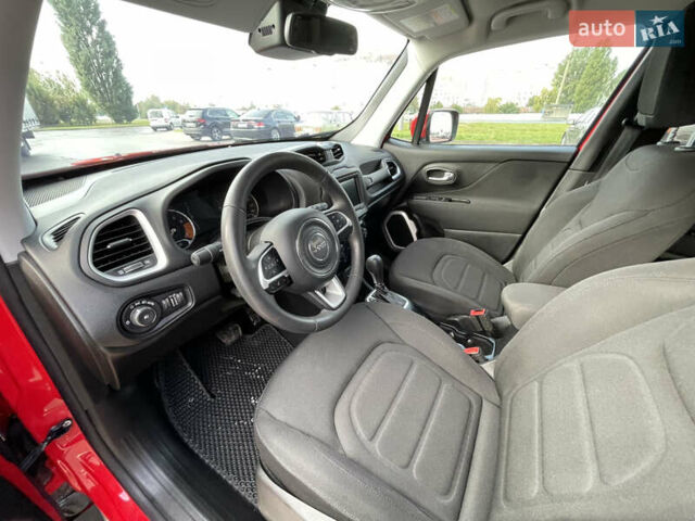 Красный Джип Ренегат, объемом двигателя 2.4 л и пробегом 126 тыс. км за 12950 $, фото 12 на Automoto.ua