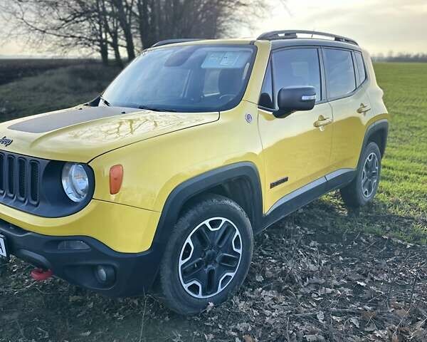 Желтый Джип Ренегат, объемом двигателя 2.36 л и пробегом 187 тыс. км за 12500 $, фото 6 на Automoto.ua
