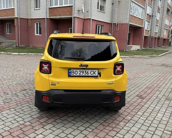 Желтый Джип Ренегат, объемом двигателя 2.36 л и пробегом 92 тыс. км за 14300 $, фото 18 на Automoto.ua