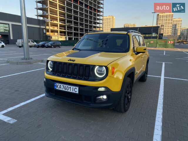 Желтый Джип Ренегат, объемом двигателя 2.36 л и пробегом 88 тыс. км за 13599 $, фото 1 на Automoto.ua