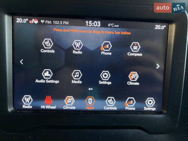 Желтый Джип Ренегат, объемом двигателя 2.36 л и пробегом 88 тыс. км за 13599 $, фото 19 на Automoto.ua