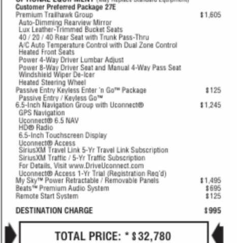 Сірий Джип Ренегат, об'ємом двигуна 2.36 л та пробігом 115 тис. км за 14700 $, фото 11 на Automoto.ua