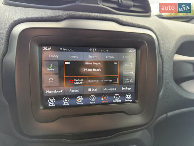 Серый Джип Ренегат, объемом двигателя 2.4 л и пробегом 45 тыс. км за 15300 $, фото 72 на Automoto.ua