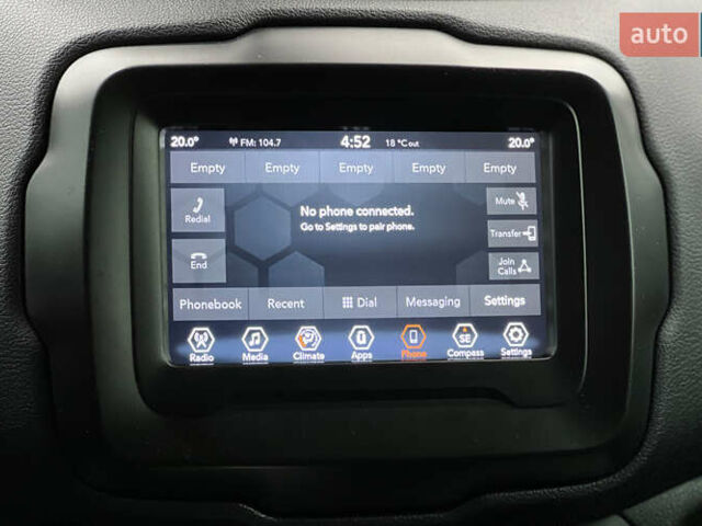 Серый Джип Ренегат, объемом двигателя 2.4 л и пробегом 46 тыс. км за 15800 $, фото 15 на Automoto.ua