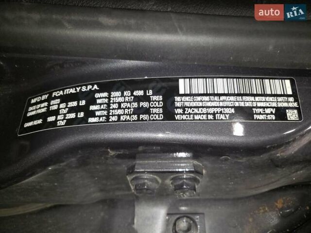 Джип Ренегат 2023 в Харькове на Automoto.ua Серый Джип Ренегат, объемом двигателя 1.33 л и пробегом 49 тыс. км за 13500 $, фото 12 на Automoto.ua