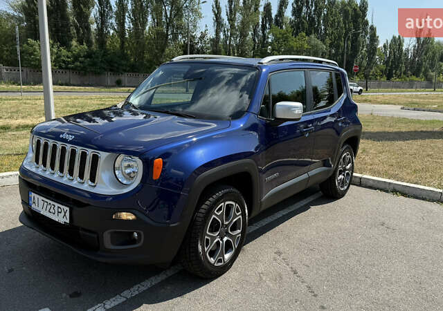 Синій Джип Ренегат, об'ємом двигуна 2.36 л та пробігом 104 тис. км за 15500 $, фото 1 на Automoto.ua