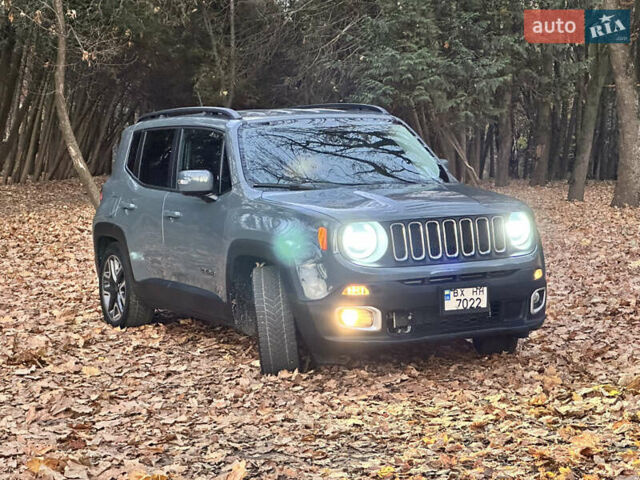 Синий Джип Ренегат, объемом двигателя 2.36 л и пробегом 110 тыс. км за 14000 $, фото 1 на Automoto.ua