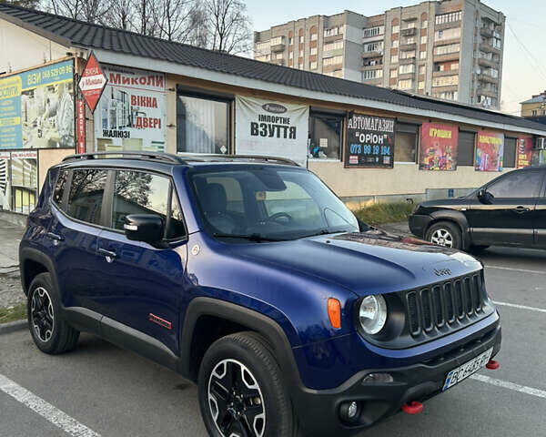 Синий Джип Ренегат, объемом двигателя 2.36 л и пробегом 155 тыс. км за 12700 $, фото 1 на Automoto.ua