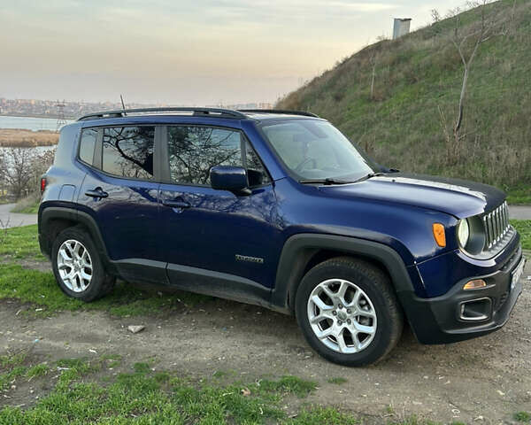 Синий Джип Ренегат, объемом двигателя 2.36 л и пробегом 54 тыс. км за 13500 $, фото 1 на Automoto.ua