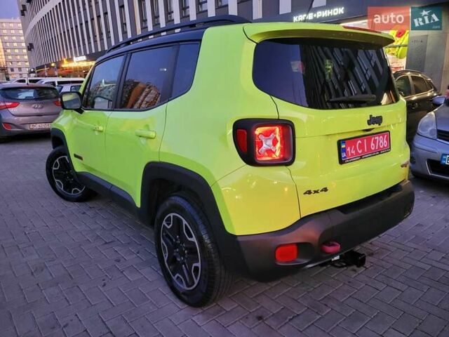 Джип Ренегат 2017 в Львове на Automoto.ua Зеленый Джип Ренегат, объемом двигателя 2.36 л и пробегом 268 тыс. км за 12999 $, фото 3 на Automoto.ua