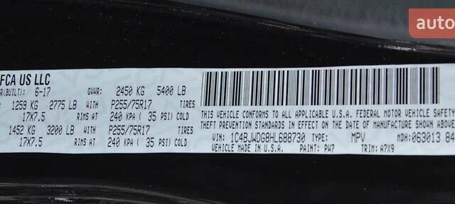 Белый Джип Вранглер, объемом двигателя 3.6 л и пробегом 67 тыс. км за 84500 $, фото 64 на Automoto.ua