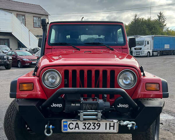 Червоний Джип Wrangler, об'ємом двигуна 2.5 л та пробігом 177 тис. км за 15500 $, фото 2 на Automoto.ua