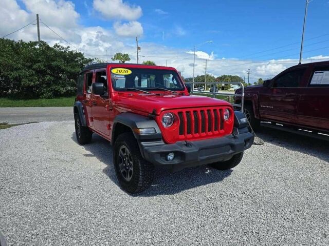 Красный Джип Вранглер, объемом двигателя 0 л и пробегом 34 тыс. км за 28000 $, фото 1 на Automoto.ua