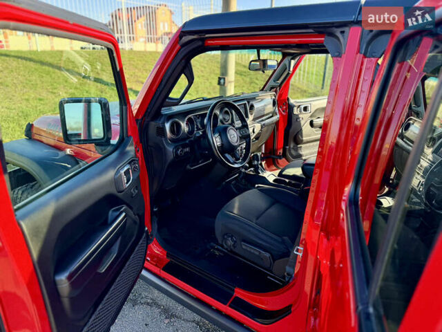 Красный Джип Вранглер, объемом двигателя 2 л и пробегом 72 тыс. км за 36000 $, фото 29 на Automoto.ua