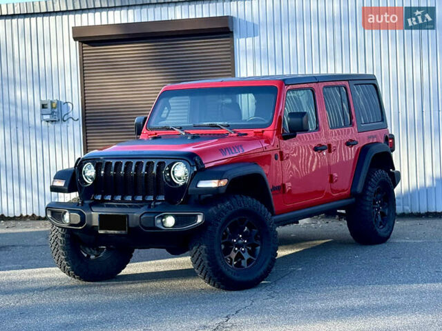 Красный Джип Вранглер, объемом двигателя 2 л и пробегом 72 тыс. км за 36000 $, фото 2 на Automoto.ua
