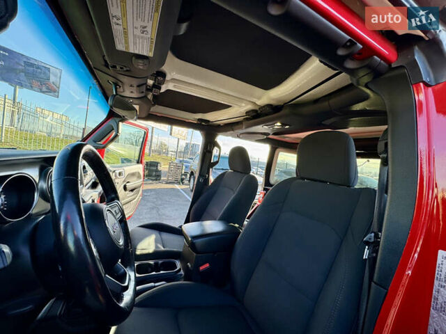 Красный Джип Вранглер, объемом двигателя 2 л и пробегом 72 тыс. км за 36000 $, фото 32 на Automoto.ua